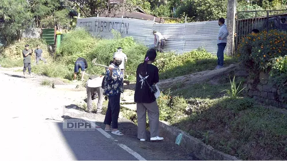 Nagaland : केला महोत्सव से पहले वोखा में बड़े पैमाने पर सामाजिक कार्य Nagaland : केला महोत्सव से पहले वोखा में बड़े पैमाने पर सामाजिक कार्य