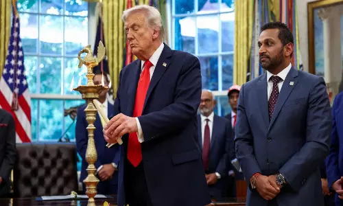 ट्रंप ने व्हाइट हाउस में दिवाली समारोह में हिस्सा लिया, PM Modi को महान व्यक्ति और मित्र बताया
