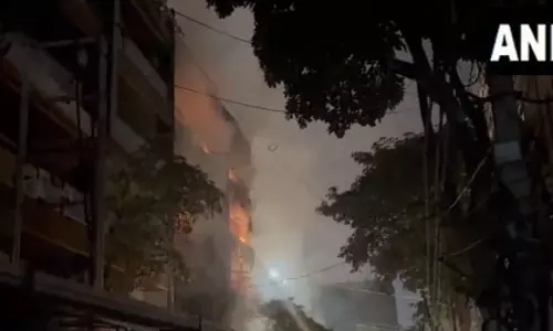 Fire Brigade: फ्रेंड्स एवेन्यू में भीषण आग, देखे वीडियो