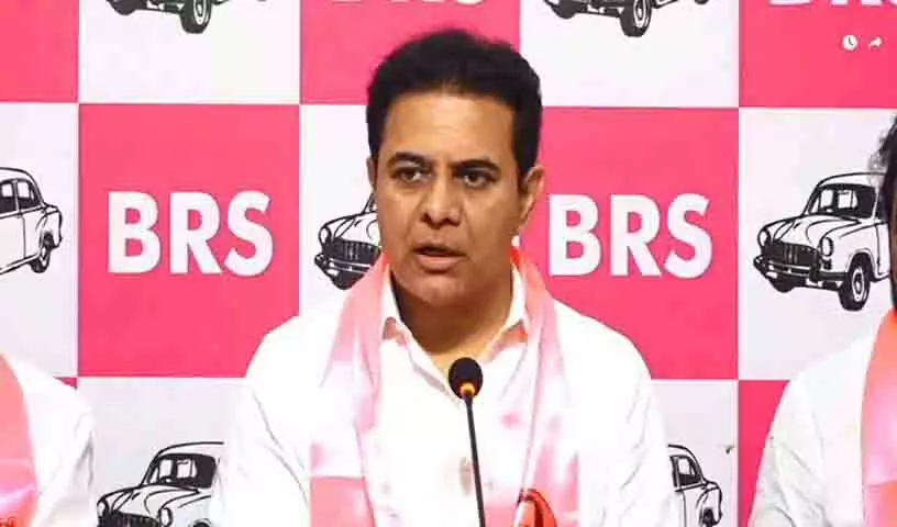 KTR ने रेवंत रेड्डी के कांग्रेस शासन को सबसे भ्रष्ट और कमजोर बताया KTR ने रेवंत रेड्डी के कांग्रेस शासन को सबसे भ्रष्ट और कमजोर बताया