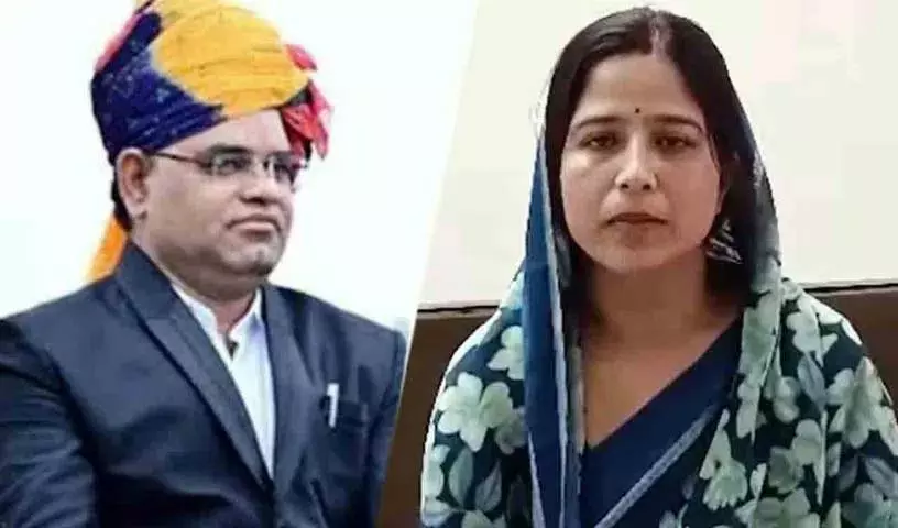 Rajasthan के अफसर थप्पड़ विवाद में फर्जी पत्नी का ट्विस्ट Rajasthan के अफसर थप्पड़ विवाद में फर्जी पत्नी का ट्विस्ट