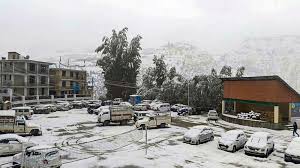 Himachal के ऊंचे इलाकों में ताजा बर्फबारी