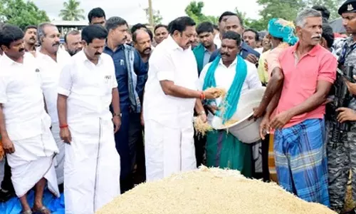 DMK सरकार धान खरीद में विफल रही - एडप्पादी पलानीस्वामी ने आरोप लगाया