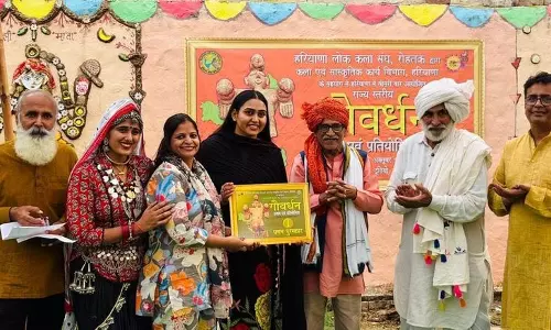 Haryana : रोहतक में गोवर्धन प्रतियोगिता में प्रतिभागियों ने दिखाया हुनर