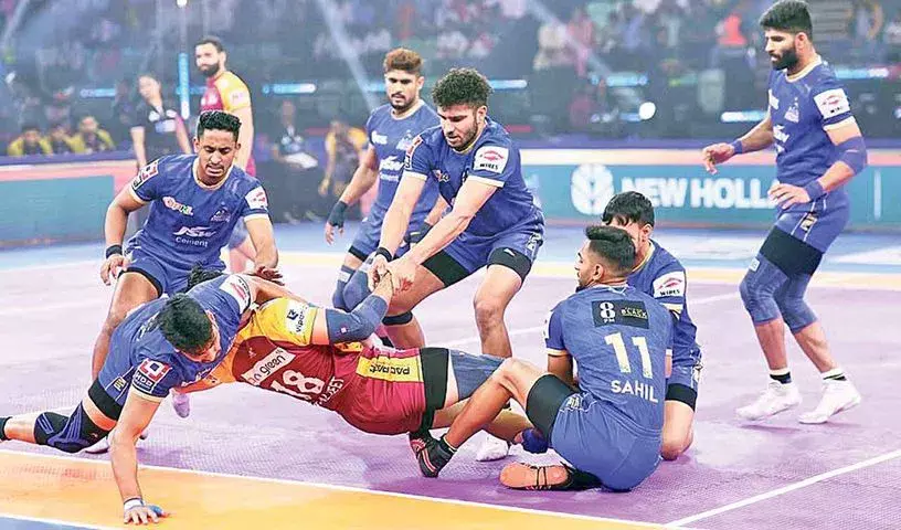 प्रो कबड्डी लीग में Haryana  स्टीलर्स ने तेलुगु टाइटंस को हराया