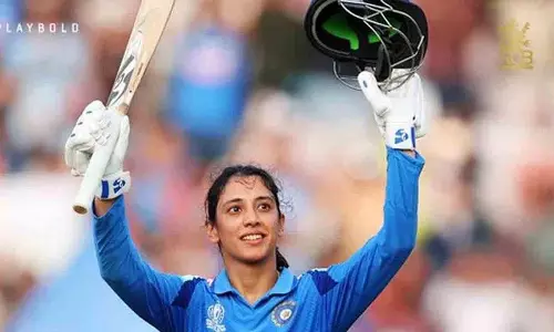 Mandhana ने तीसरा विश्व कप शतक लगाया