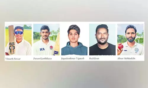HCA B-Division दो-दिवसीय लीग में V Nitin Nayak का दमदार दोहरा शतक HCA B-Division दो-दिवसीय लीग में V Nitin Nayak का दमदार दोहरा शतक