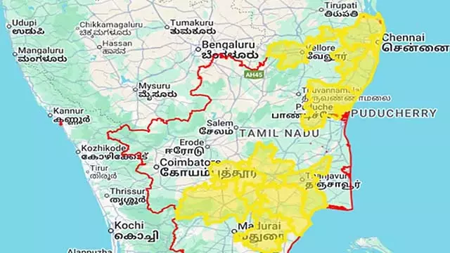 Tamil Nadu: अगले 3 घंटों तक चेन्नई और 13 जिलों में बारिश होगी Tamil Nadu: अगले 3 घंटों तक चेन्नई और 13 जिलों में बारिश होगी