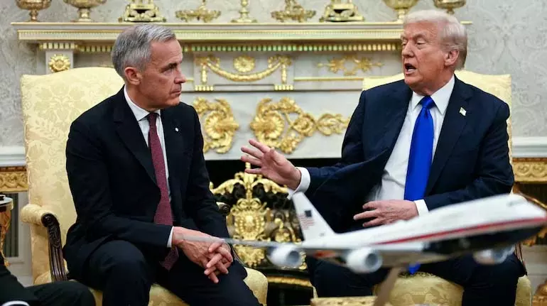 Trump ने विज्ञापन में रीगन का दुरुपयोग करने के लिए कनाडा की आलोचना की, वार्ता रद्द की Trump ने विज्ञापन में रीगन का दुरुपयोग करने के लिए कनाडा की आलोचना की, वार्ता रद्द की