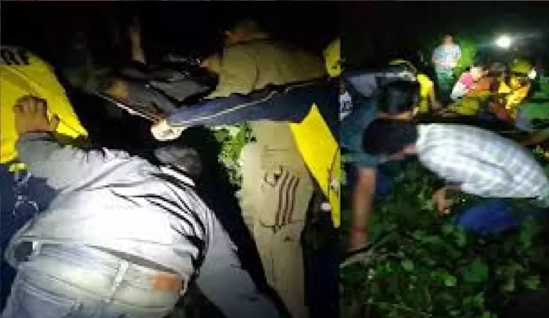 Dehradun: टिहरी में कार खाई में गिरी, शादी जा रहे तीन लोग मारे गए