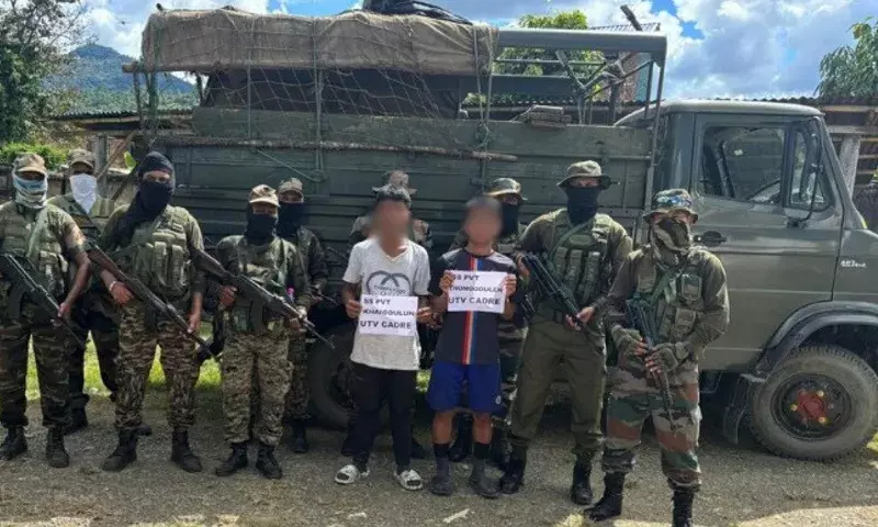 Manipur: म्यांमार सीमा के पास दो किशोर यूटीवी कार्यकर्ता गिरफ्तार, अलग प्रशासन की मांग