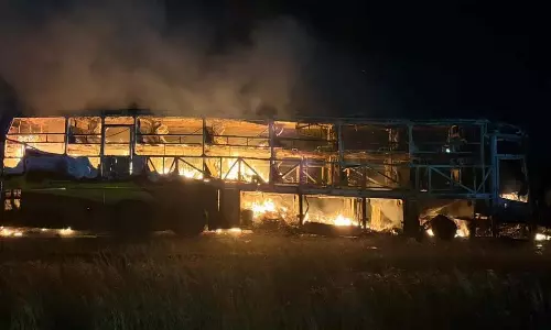 कुरनूल हादसे में ओडिशा में रजिस्टर्ड बस शामिल थी; गाड़ी पर कई ट्रैफिक चालान पेंडिंग थे