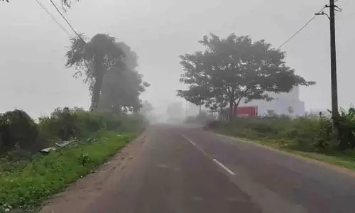 Koraput में सर्दियों की सुबह, कोहरे ने ढका माहौल Koraput में सर्दियों की सुबह, कोहरे ने ढका माहौल