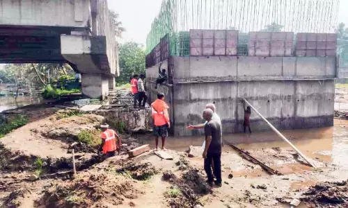 नेशनल हाईवे 66 का कंस्ट्रक्शन; पेरुम्पडन्ना में गंभीर चूक