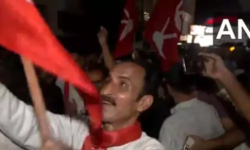 चार में से तीन राज्यसभा सीटों पर कब्जा, कार्यकर्ताओं में जश्न का माहौल चार में से तीन राज्यसभा सीटों पर कब्जा, कार्यकर्ताओं में जश्न का माहौल