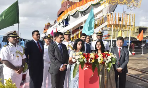 तटरक्षक बल ने Goa में 2 तेज़ गश्ती जहाज अजीत, अपराजित लॉन्च किए तटरक्षक बल ने Goa में 2 तेज़ गश्ती जहाज अजीत, अपराजित लॉन्च किए