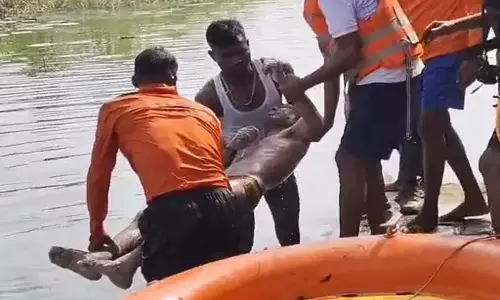 छठ घाट डेम में डूबे युवक का शव 22 घंटे बाद मिला