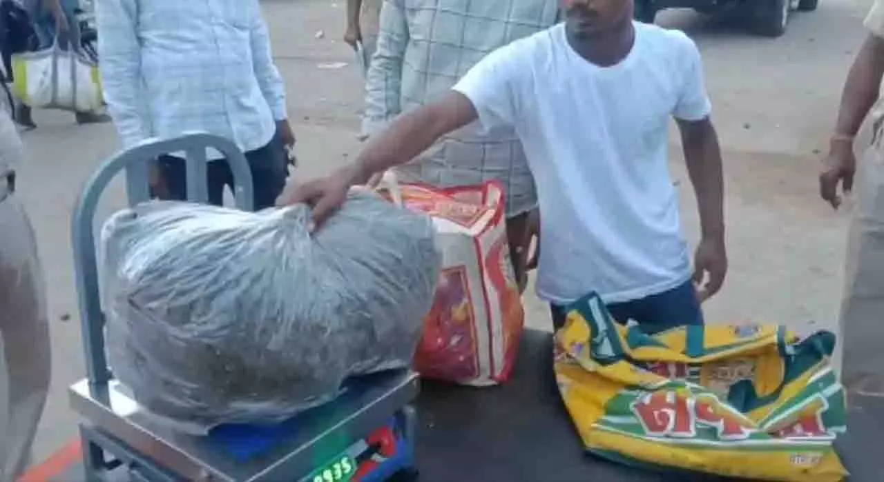 तस्कर ट्रेन की छत से गांजा बेचते थे, पुरी रेलवे स्टेशन पर रैकेट का भंडाफोड़ तस्कर ट्रेन की छत से गांजा बेचते थे, पुरी रेलवे स्टेशन पर रैकेट का भंडाफोड़
