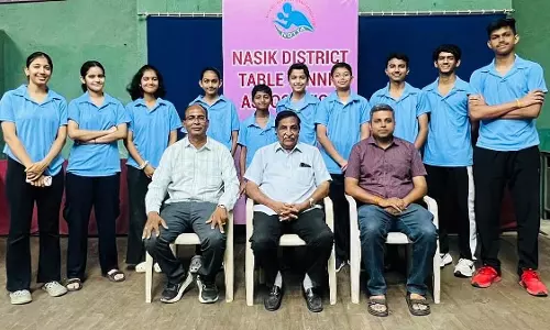 Pune में होने वाली राज्य चैंपियनशिप के लिए नासिक जिले की टेबल टेनिस टीम की घोषणा की गई