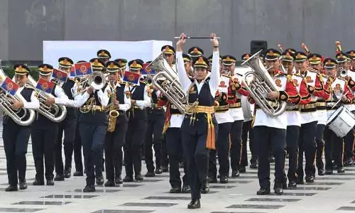 दिल्ली पुलिस ने शहीदों को किया सम्मानित