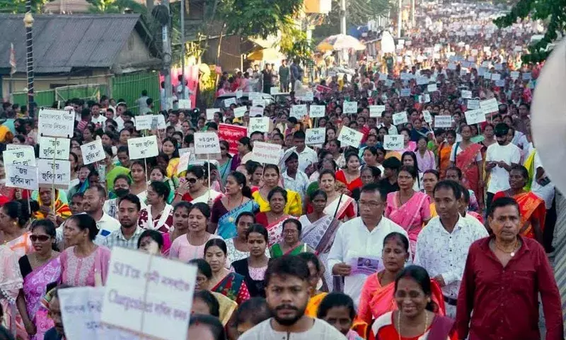 Assam: BJP ने डिब्रूगढ़ में जुबीन गर्ग के लिए रैली की
