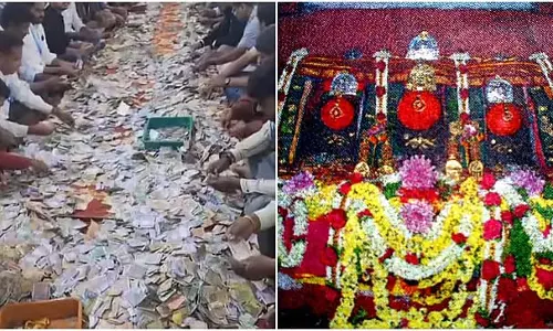 हासनम्बा हुंडी में 75 ग्राम सोना, डेढ़ किलो चांदी, विदेशी मुद्रा मिली, कुल जमा रकम 25 करोड़
