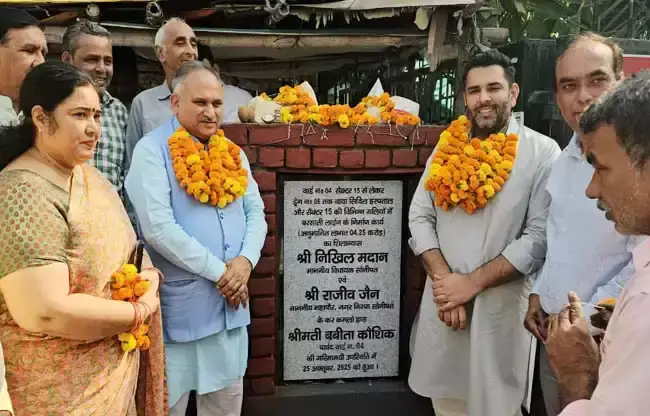 Sonipat: विधायक-मेर ने शहर में विकास कार्यों की शुरूआत की