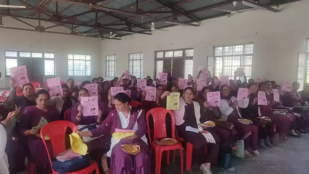 Mandi: महिला एवं बाल विकास विभाग की पहल, आयोजित हुई एक दिवसीय कार्यशाला Mandi: महिला एवं बाल विकास विभाग की पहल, आयोजित हुई एक दिवसीय कार्यशाला