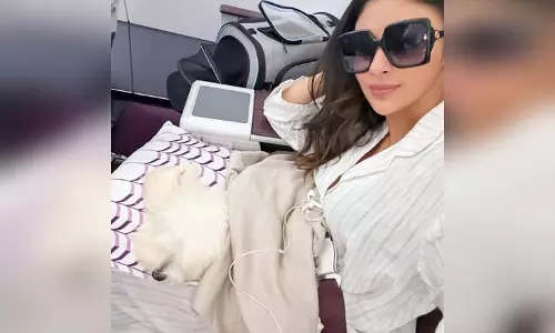 Mouni Roy का पालतू कुत्ता भी करती है बिजनेस क्लास का मज़ा Mouni Roy का पालतू कुत्ता भी करती है बिजनेस क्लास का मज़ा