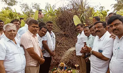 MLA बालकृष्ण ने व्यक्तिगत रूप से 42 झीलें भरवाई MLA बालकृष्ण ने व्यक्तिगत रूप से 42 झीलें भरवाई