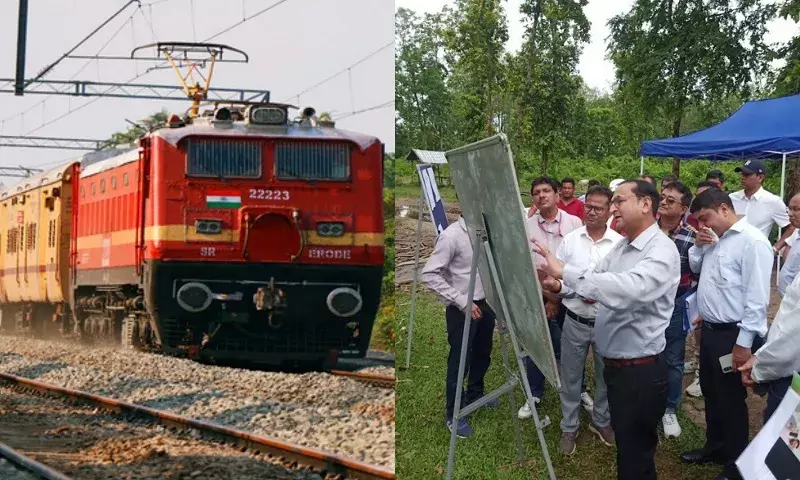 NFR ने असम में रेलवे परियोजनाओं से विकास को गति दी NFR ने असम में रेलवे परियोजनाओं से विकास को गति दी