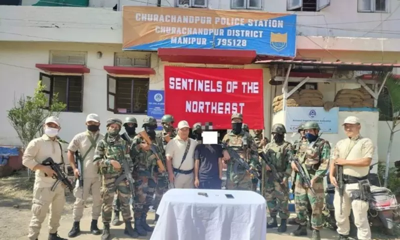 Manipur सुरक्षा बलों ने यूएनकेए कार्यकर्ता को हथियारों सहित हिरासत में लिया