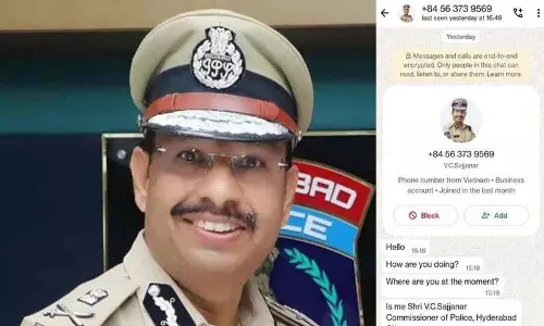 सावधान रहें..! चेहरे से धोखा न खाएं: CP Sajjanar सावधान रहें..! चेहरे से धोखा न खाएं: CP Sajjanar