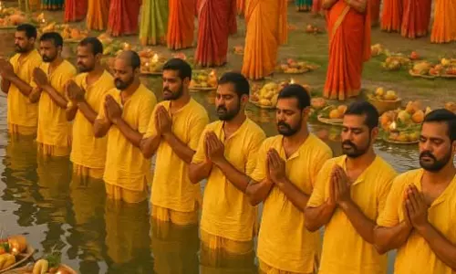 छठ की फैली छटा, महिलाओं से ज्यादा पुरुष बंदियों ने रखा व्रत