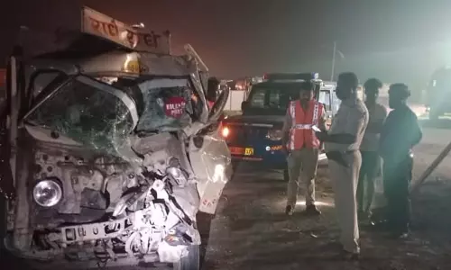 Gurape में राष्ट्रीय राजमार्ग पर दुर्घटना में 3 कुम्हारों की मौत
