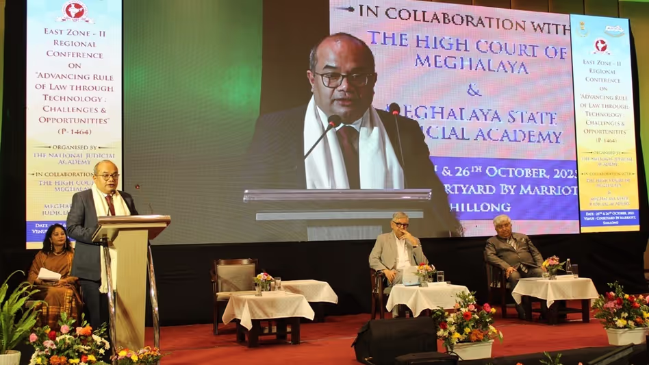 Meghalaya : न्यायाधीशों ने कानून के शासन को मजबूत करने के लिए Meghalaya : न्यायाधीशों ने कानून के शासन को मजबूत करने के लिए