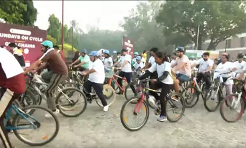 देशभर में फिट इंडिया संडे ऑन साइकिल के 45वें संस्करण का आयोजन देशभर में फिट इंडिया संडे ऑन साइकिल के 45वें संस्करण का आयोजन