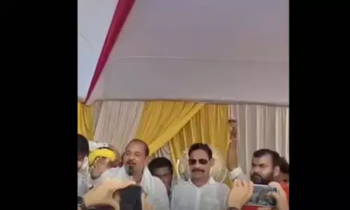 बाहुबली नेता का VIDEO, ये वीडियो काफी तेजी से वायरल हो रहा