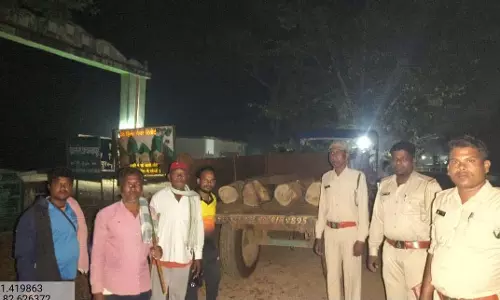 सागौन लकड़ी की परिवहन करते आरोपी गिरफ्तार, ट्रेक्टर जब्त सागौन लकड़ी की परिवहन करते आरोपी गिरफ्तार, ट्रेक्टर जब्त