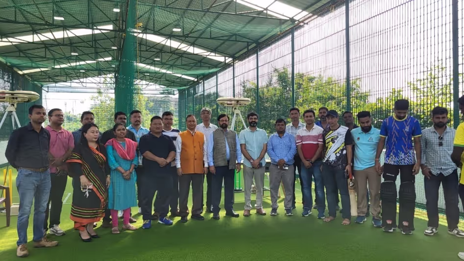 Assam  विश्वविद्यालय ने नई क्रिकेट बॉलिंग मशीन और एस्ट्रोटर्फ सुविधा के साथ अपने खेल को आगे बढ़ाया