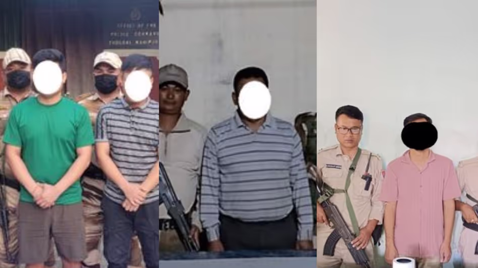 Manipur पुलिस ने थौबल और इंफाल में समन्वित अभियान में चार उग्रवादियों को गिरफ्तार