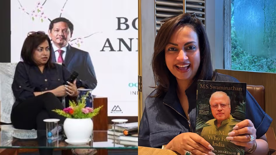 लेखिका प्रियंबदा जयकुमार एमएस स्वामीनाथन की जीवनी का विमोचन करने शिलांग लौटीं लेखिका प्रियंबदा जयकुमार एमएस स्वामीनाथन की जीवनी का विमोचन करने शिलांग लौटीं