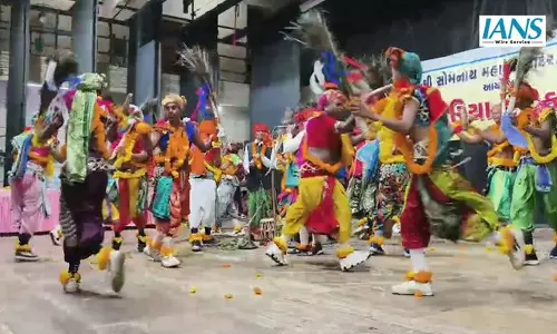 सॉमनाथ महादेव मंदिर में बिलिमोरा सोमनाथ ट्रस्ट द्वारा घेरैया नृत्य प्रतियोगिता का आयोजन सॉमनाथ महादेव मंदिर में बिलिमोरा सोमनाथ ट्रस्ट द्वारा घेरैया नृत्य प्रतियोगिता का आयोजन