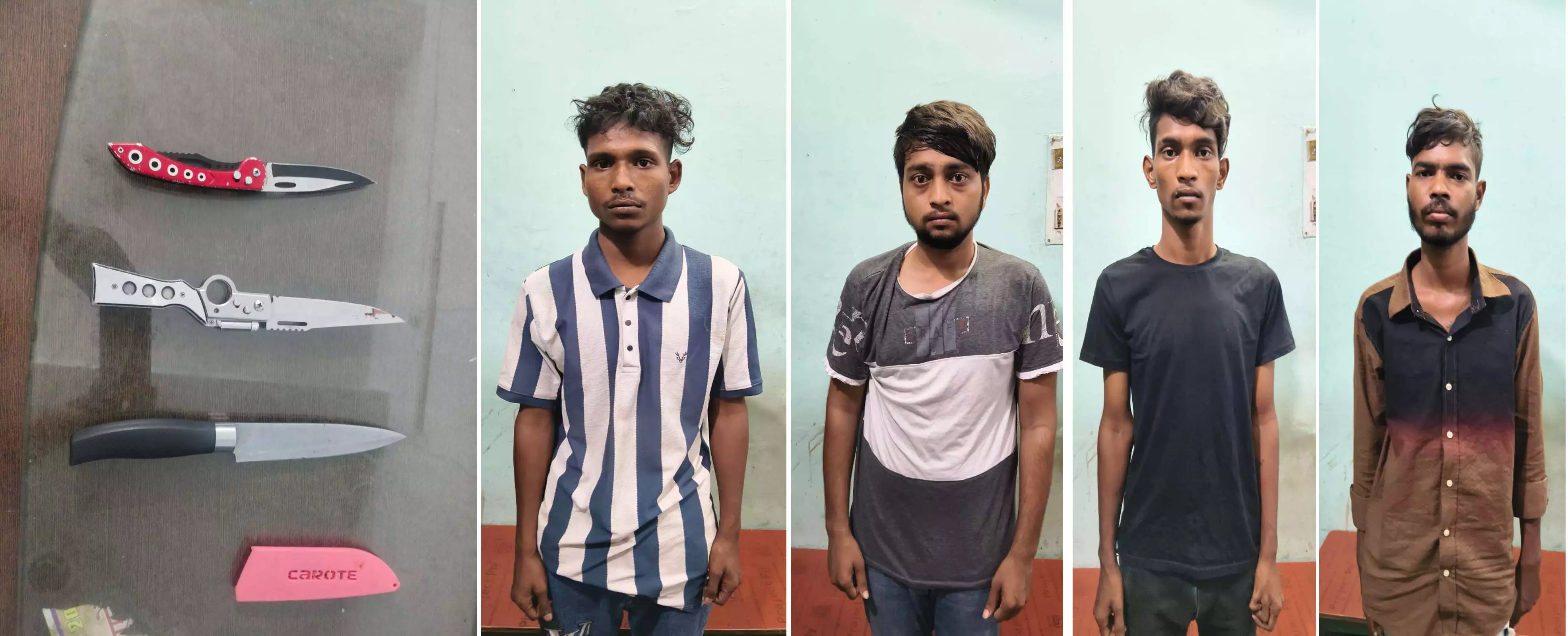 तेलीबांधा में होटल के सामने चाकूबाजी, 5 बदमाश गिरफ्तार तेलीबांधा में होटल के सामने चाकूबाजी, 5 बदमाश गिरफ्तार