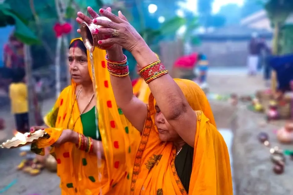 राष्ट्रपति ने छठ पर्व पर देशवासियों को दी बधाई, बताया प्रकृति के प्रति आभार का प्रतीक राष्ट्रपति ने छठ पर्व पर देशवासियों को दी बधाई, बताया प्रकृति के प्रति आभार का प्रतीक