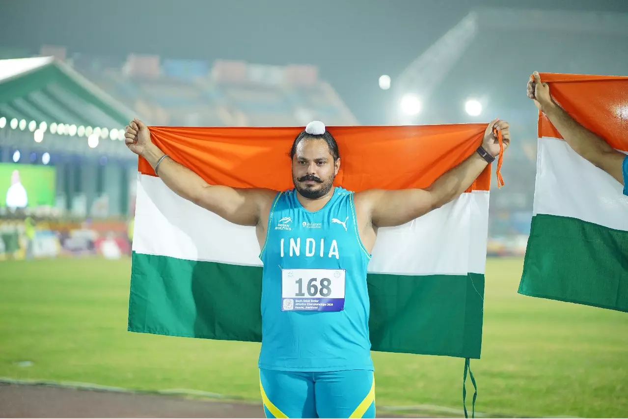 भारत ने SAAF चैंपियनशिप में 20 स्वर्ण पदक जीतकर बनाया नया रिकॉर्ड भारत ने SAAF चैंपियनशिप में 20 स्वर्ण पदक जीतकर बनाया नया रिकॉर्ड