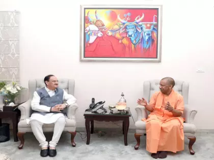CM योगी आदित्यनाथ ने दिल्ली में जेपी नड्डा से मुलाकात की CM योगी आदित्यनाथ ने दिल्ली में जेपी नड्डा से मुलाकात की