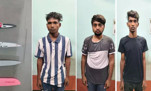 तेलीबांधा में होटल के सामने चाकूबाजी, 5 बदमाश गिरफ्तार