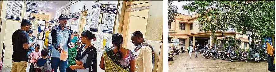 तालुक अस्पताल में अफरा-तफरी: मेडिकल उपकरणों की कमी तालुक अस्पताल में अफरा-तफरी: मेडिकल उपकरणों की कमी