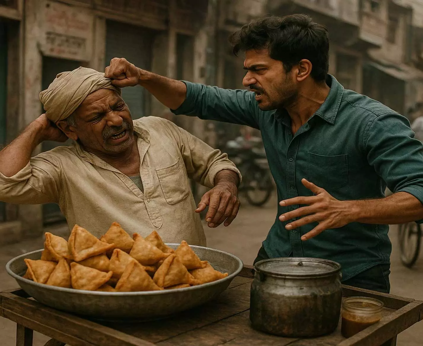 समोसे की चटनी को लेकर बवाल, दुकानदार ने ग्राहक की कर दी पिटाई समोसे की चटनी को लेकर बवाल, दुकानदार ने ग्राहक की कर दी पिटाई